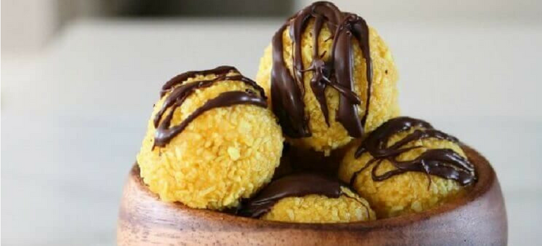 chocolate turmeric truffles