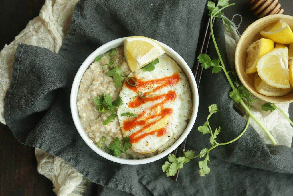 Asian Oats Fried Eggs