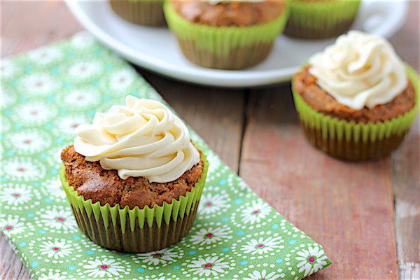 Gluten Free Carrot Cupcakes from the Frugal Farmwife!