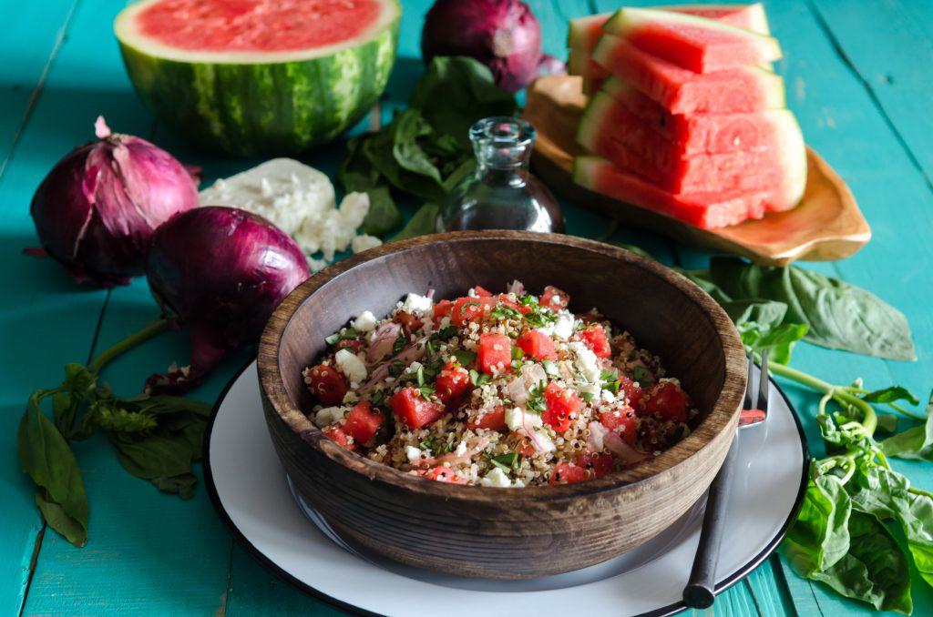 Watermelon Quinoa Salad