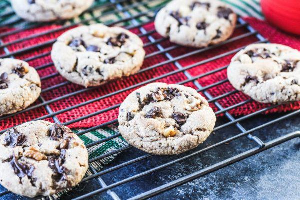 Freezer Cooking Chocolate Chip Walnut Cookies by Blackberry Babe