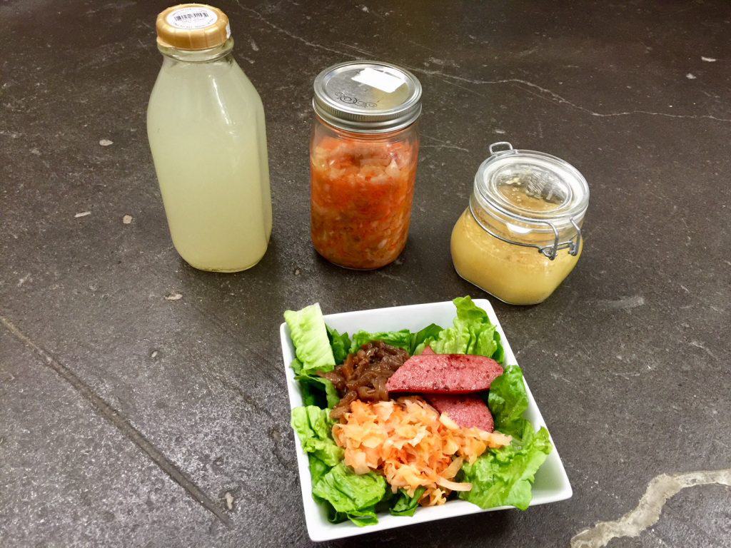 Ginger Bug Sauerkraut Salad