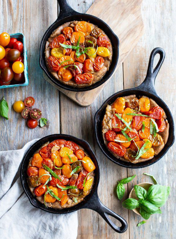 Heirloom Tomato Tarte Tatin Freezer Cooking
