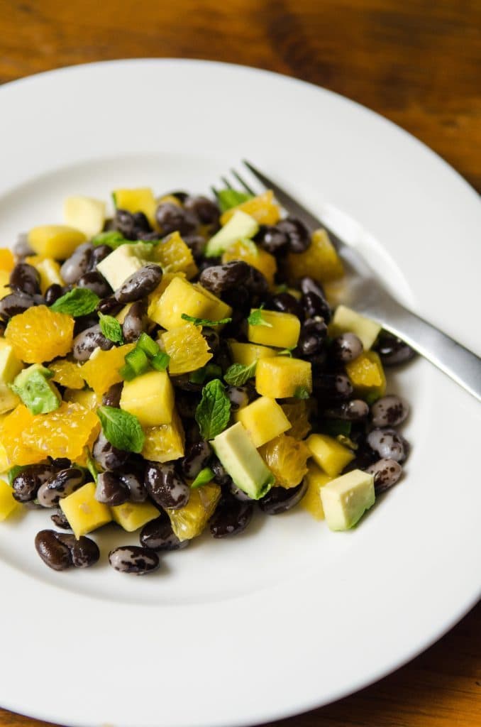Avocado Mango Orca Bean Salad