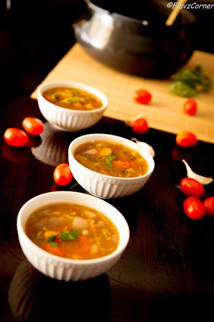 Quick & Easy Mixed Bean Vegetable Soup