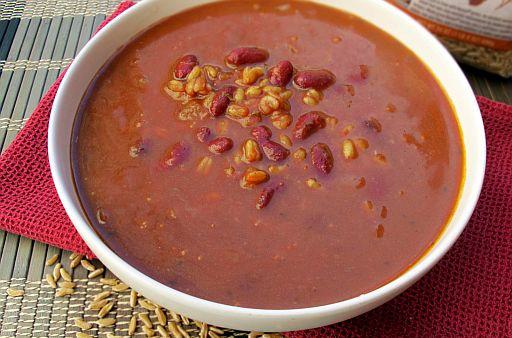 Red Bean and Kamut Soup