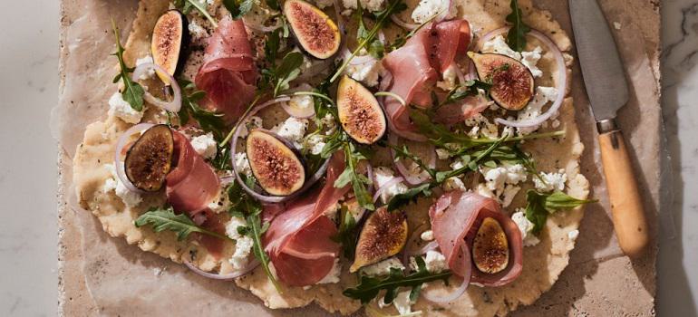Prosciutto, Fig & Goat Cheese Tartines