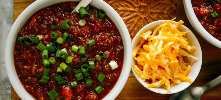 Bean Free Quinoa Chili