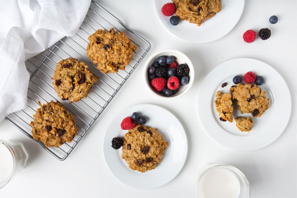 Carrot Cake Breakfast Cookies