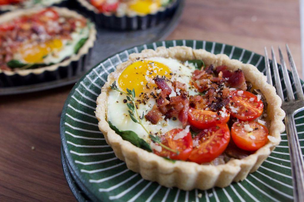 Whole Wheat Baked Egg Tarts