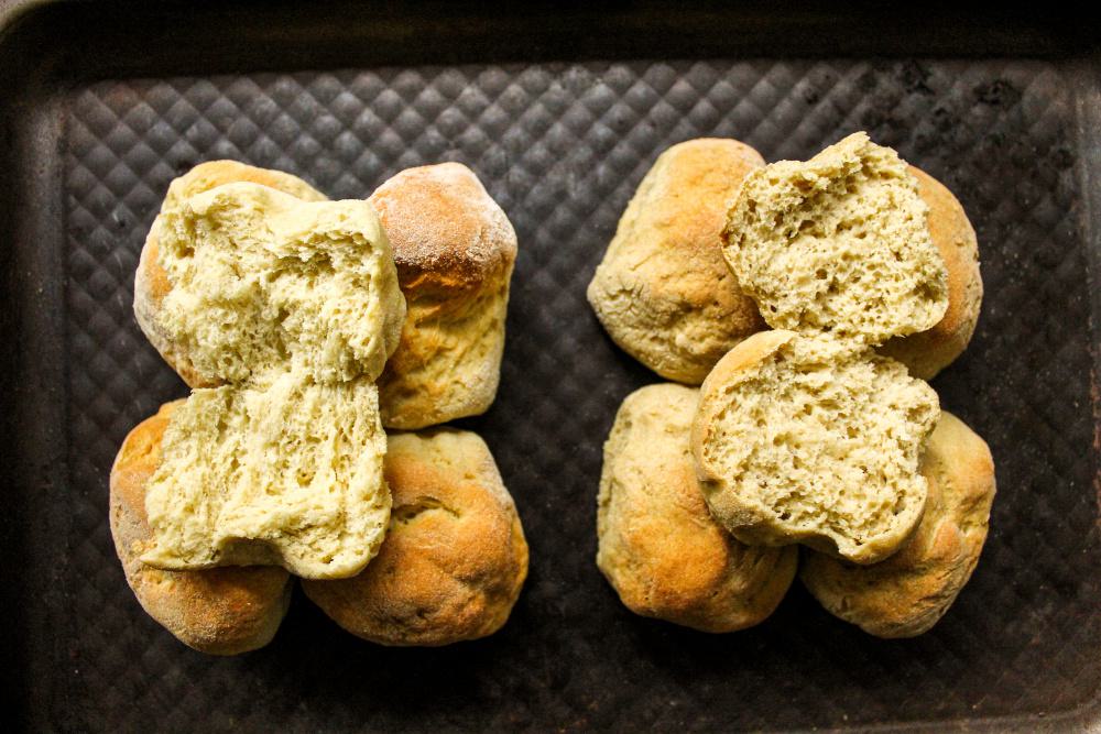 Rolls Xanthan vs Psyllium 2