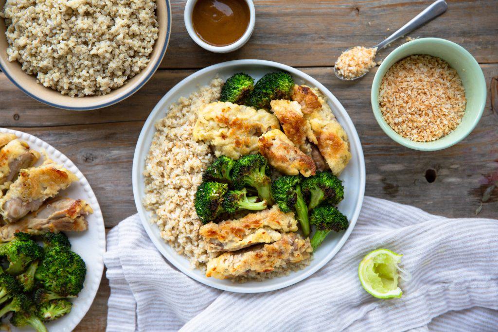 Coconut Quinoa Broccoli Bowl