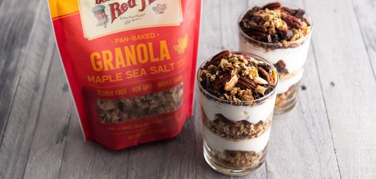 Maple Sea Salt Granola Parfait