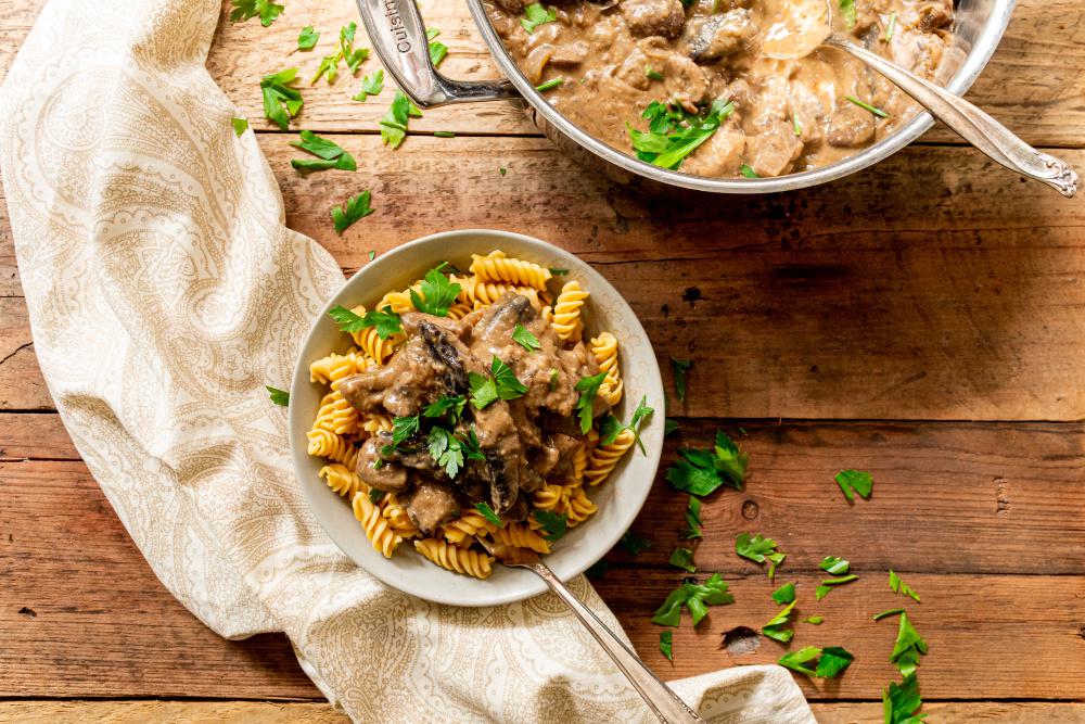 Mushroom Stroganoff