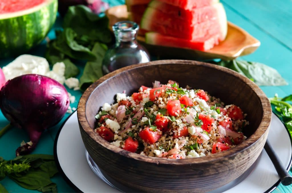 Watermelon Quinoa Salad