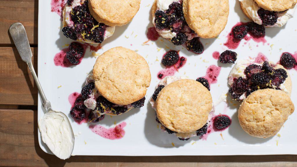 Lemony Blackberry Shortcakes