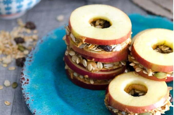 Apple Muesli Sandwiches