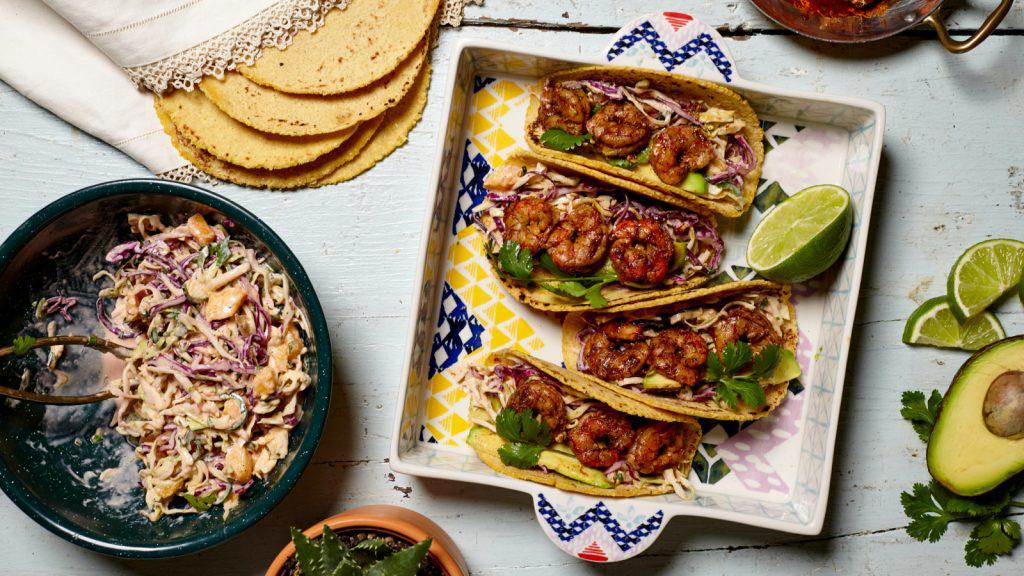 Handmade Shrimp Tacos