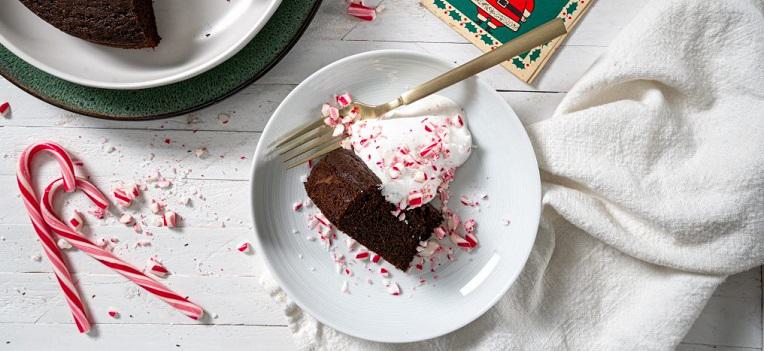Grain Free Peppermint Chocolate Cake