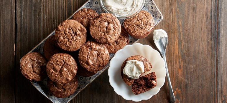 Cassava Muffin Tin Brownies