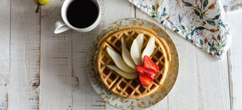 almond waffles