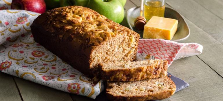 Honey Cheddar Apple Bread