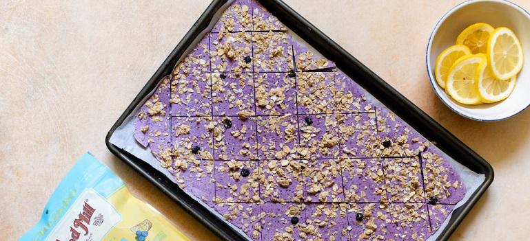 Lemon Blueberry Yogurt Bark