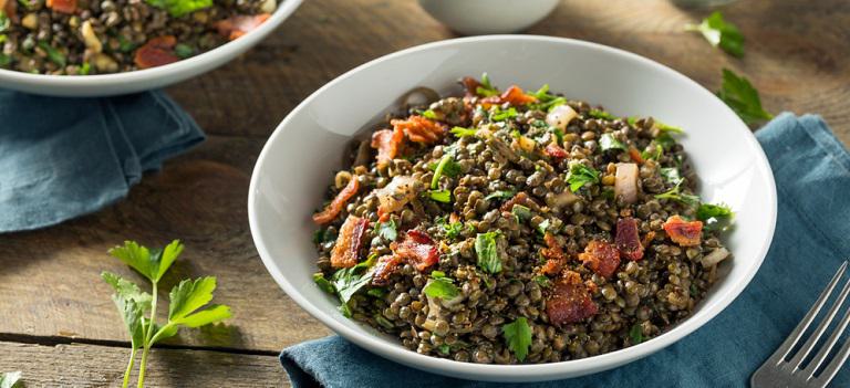Warm French Lentil Salad