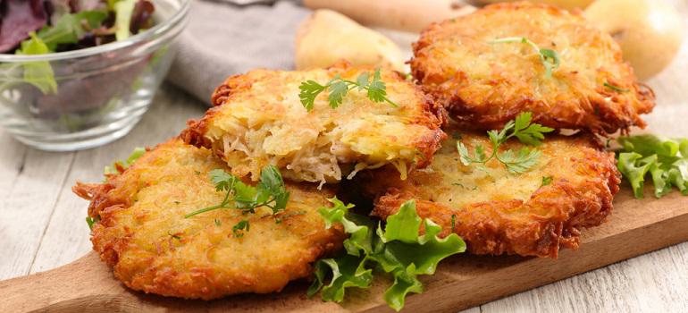 Fried potato cake