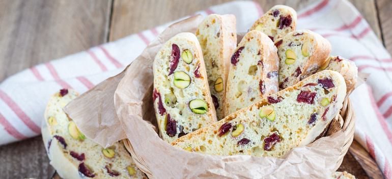 Cranberry Pistachio Bread