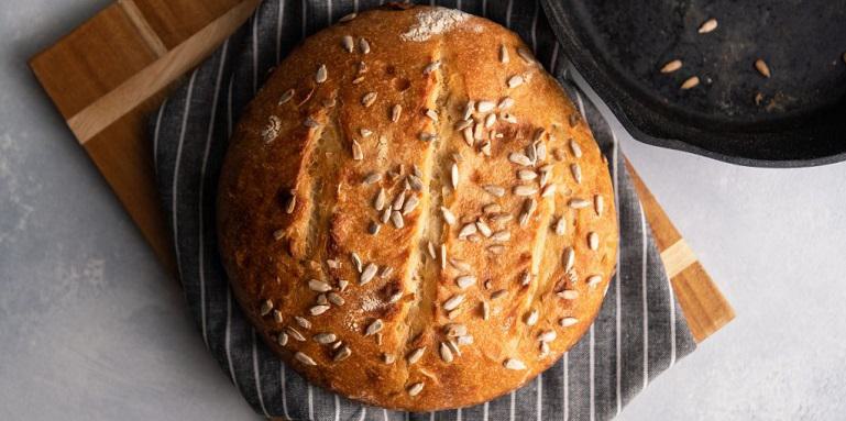 Sunflower Sourdough Boule