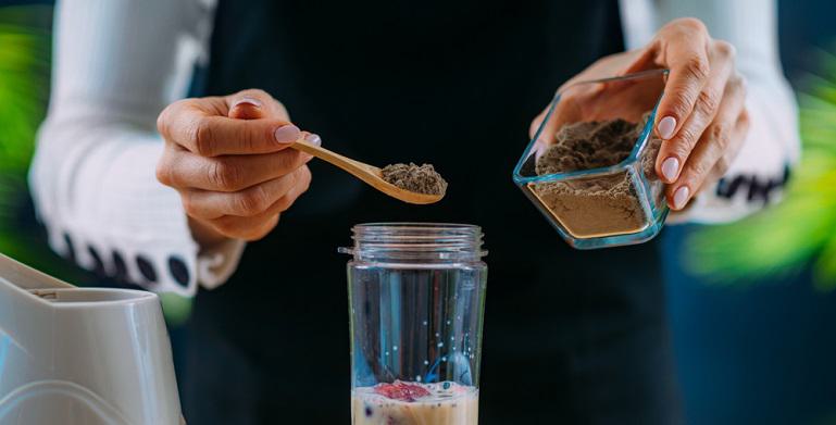 protein powder shake