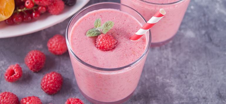 fresh fruit protein shake