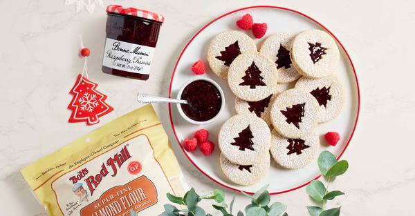 Bonne Maman Raspberry Linzer Cookies