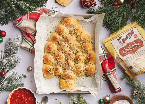 Keto Cheesy Pull Apart Bread