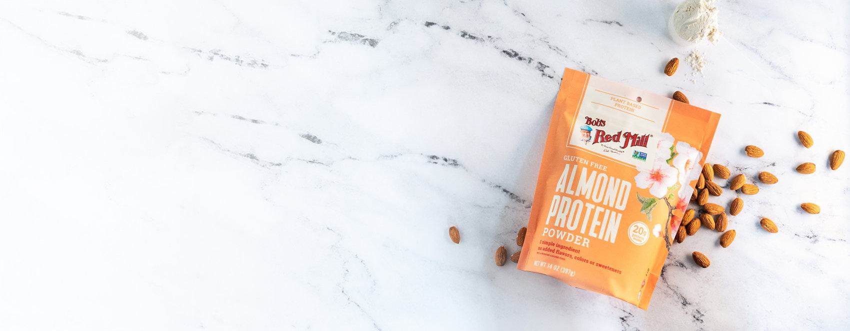 INTRODUCING NEW ALMOND PROTEIN POWDER