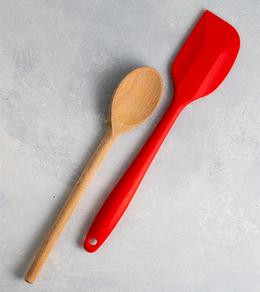 Wooden Spoon or Silicone Spatula