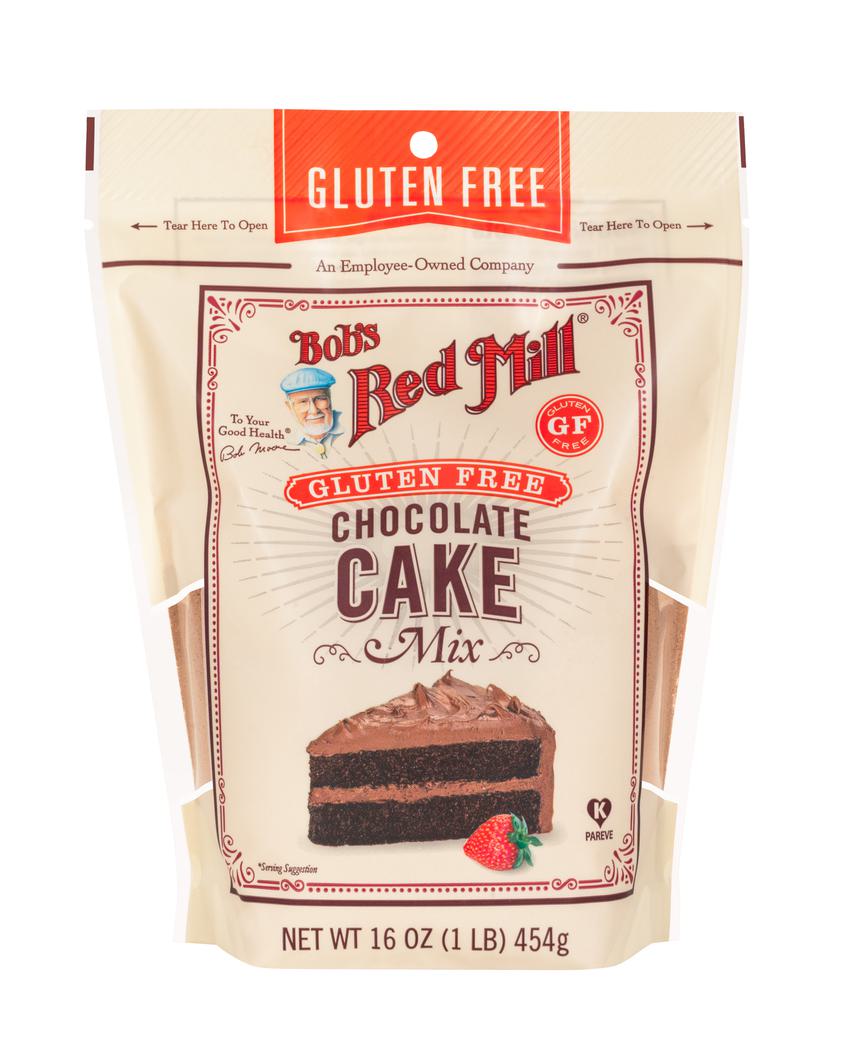 Bob's Red Mill Gluten Free Chocolate Cake Mix bag from the official Bob's Red Mill product page