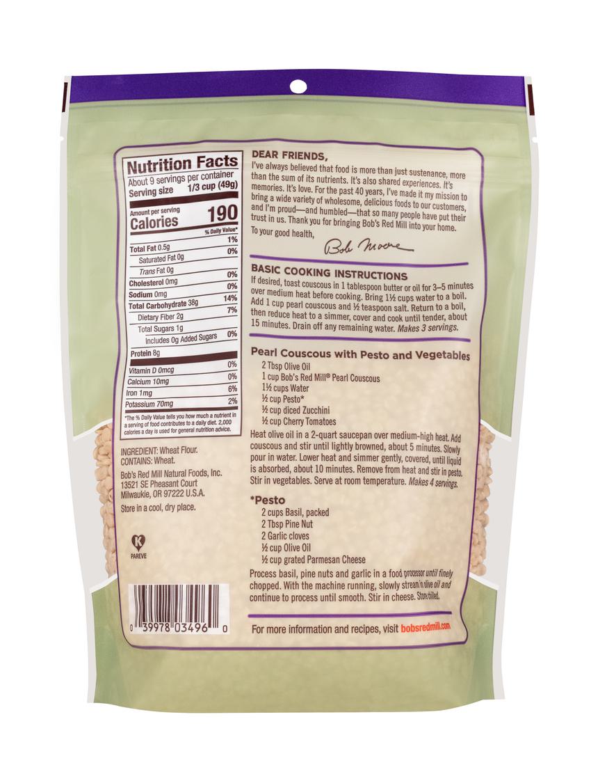 Traditional Pearl Couscous